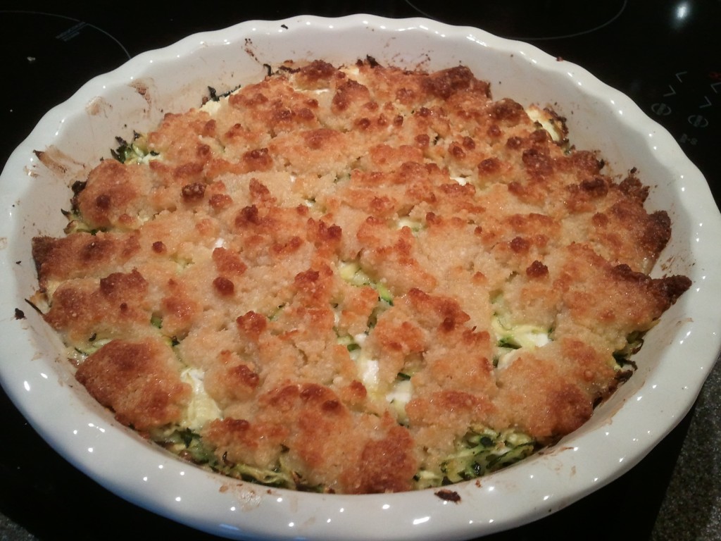 Courgette and goat cheese crumble Ricette & Misfatti ↔ Recipes