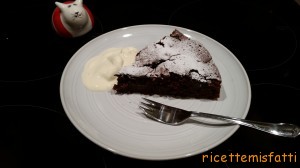 prune and chocolate torte