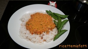 Thai red prawn curry